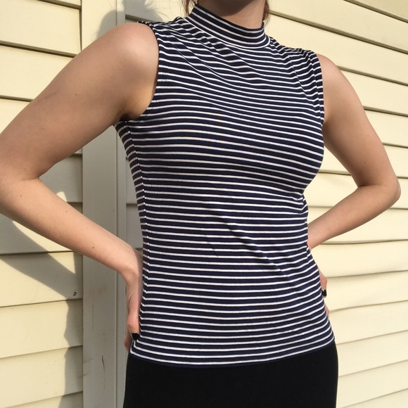 Dressy Mock Neck Tank - Picture 2 of 5
